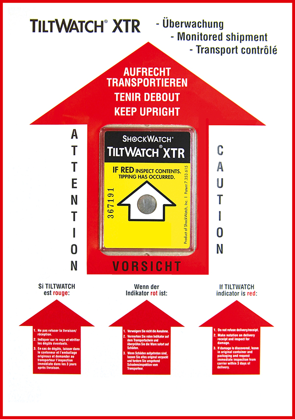 Kippindikator TiltWatch® XTR 