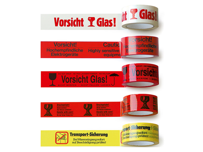 Warndruck-Klebeband