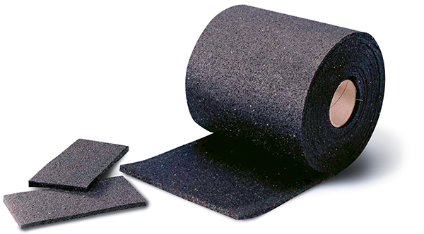 Anti-Rutsch-Matten Rolle 250 mm x 250 mm x 8 mm (B x B x H)