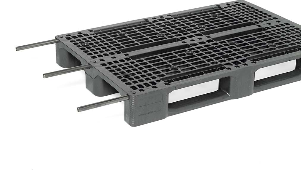 Kunststoffpaletten 1200 mm x 800 mm x 150 mm (L x B x H)