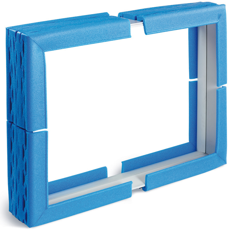 U-Profil Stretchecke 120-160 mm x 21 mm x 100-140 mm x 80 mm x 200 mm (A x B x C x D x E)