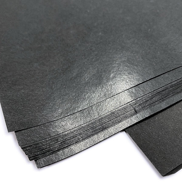 Schwarzes Seidenpapier 