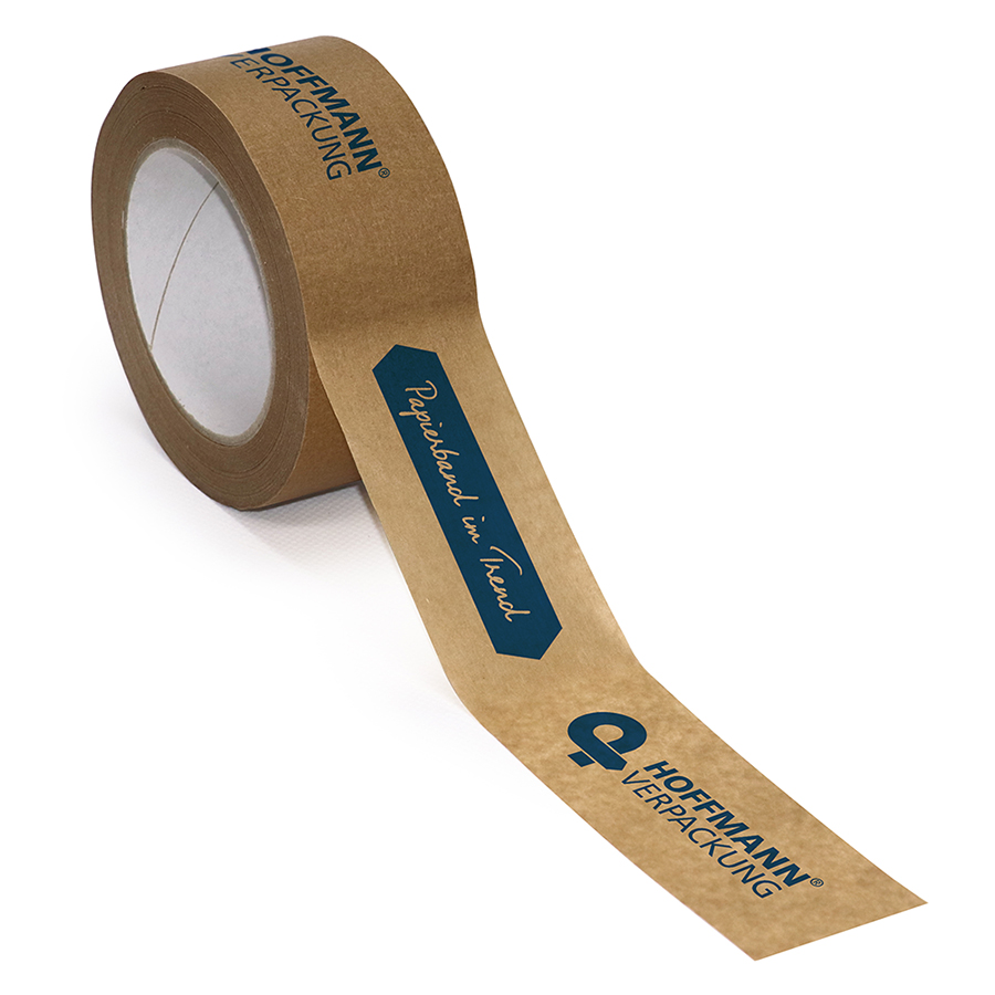 Kraftpapier-Klebeband, mit 1-farb. Druck 50 mm x 50 Meter (B x L)