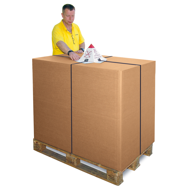 Stapelschutzpyramide 220 mm x 220 mm x 200 mm (L x B x H)
