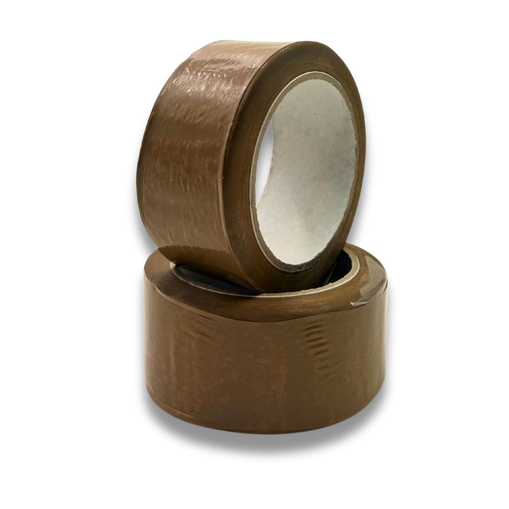 PVC-Klebeband, braun - Extra Strong 50 mm x 66 Meter (B x L)