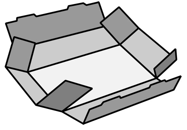 Stülpdeckelkarton 425 mm x 302 mm x 50 mm (L x B x H)