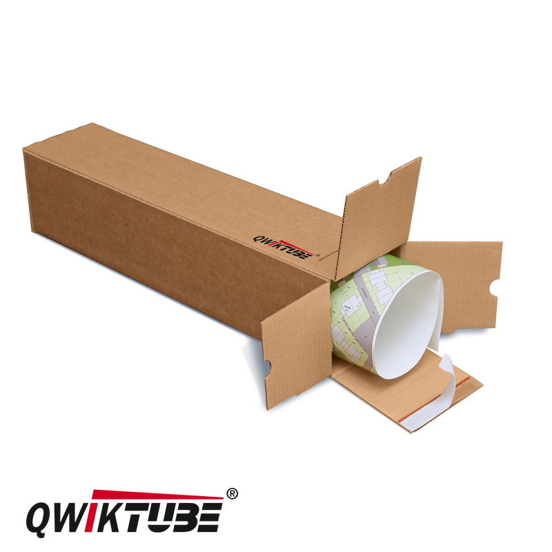 Qwiktube - Versandhülse 500 mm x 105 mm x 105 mm (L x B x H)