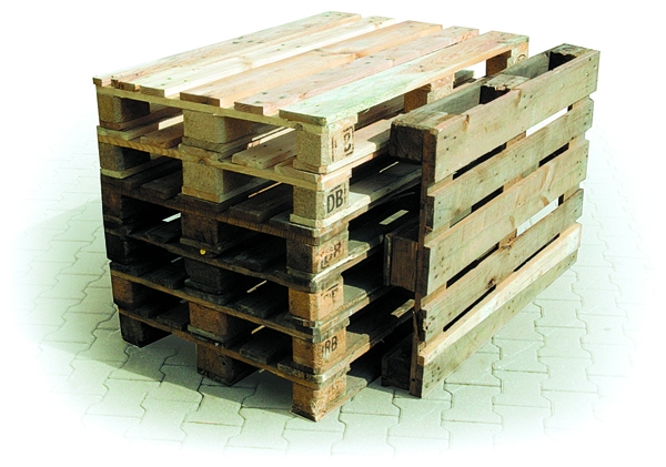 Europalette 1200 mm x 800 mm x 144 mm (L x B x H)