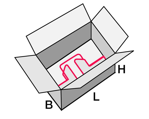 Steckbodenkarton  700 mm x 400 mm x 500 mm (L x B x H)