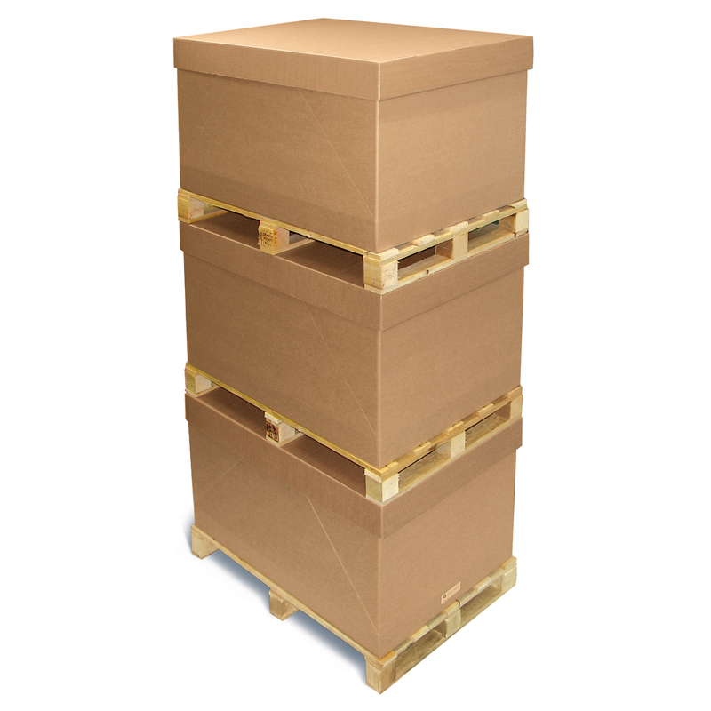 Palettencontainer 1076 mm x 691 mm x 578 mm (L x B x H)