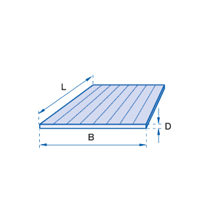 Romwell Weichplatte 800 mm x 14 mm x 1200 mm (B x D x L)