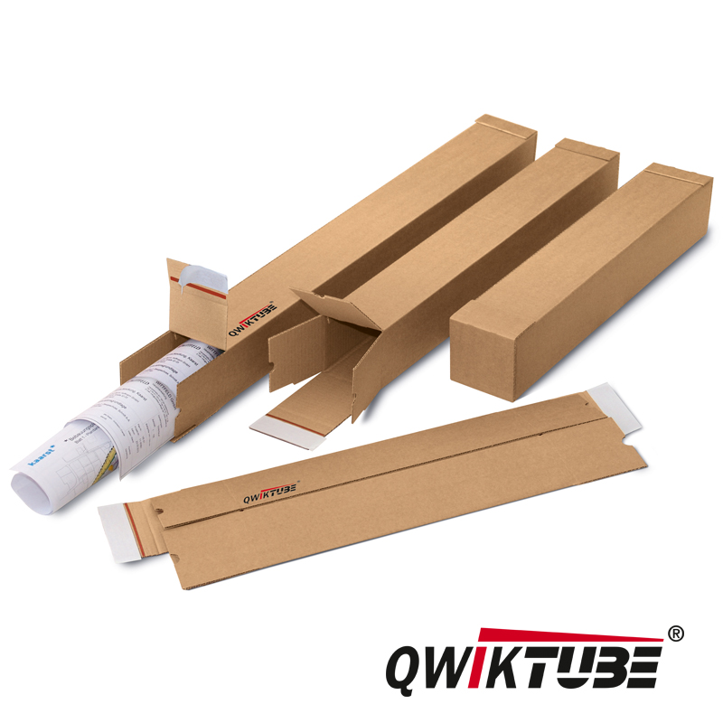 Qwiktube - Versandhülse 430 mm x 105 mm x 105 mm (L x B x H)