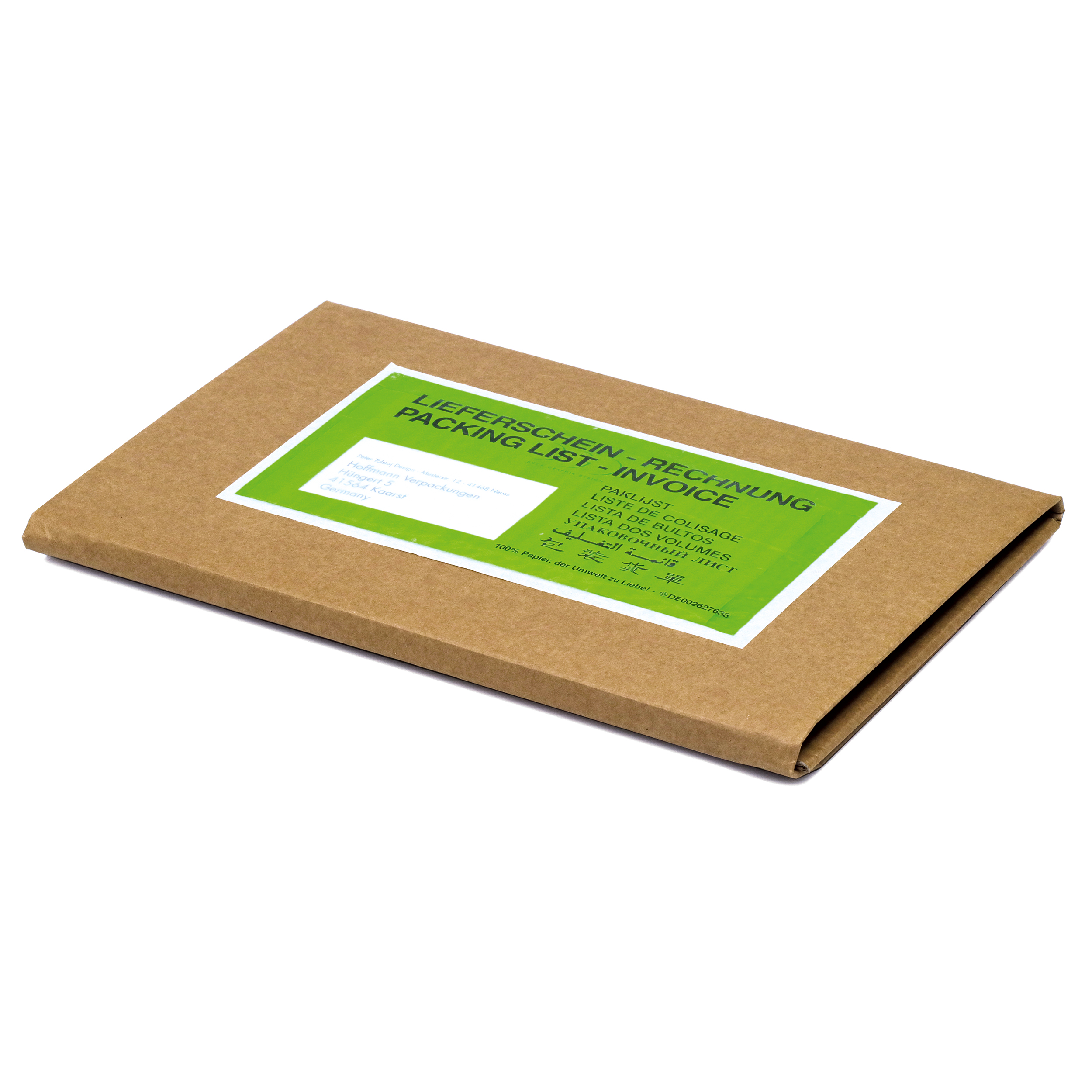 Papier-Dokumententasche Box News21 228 mm x 120 mm (L x B)