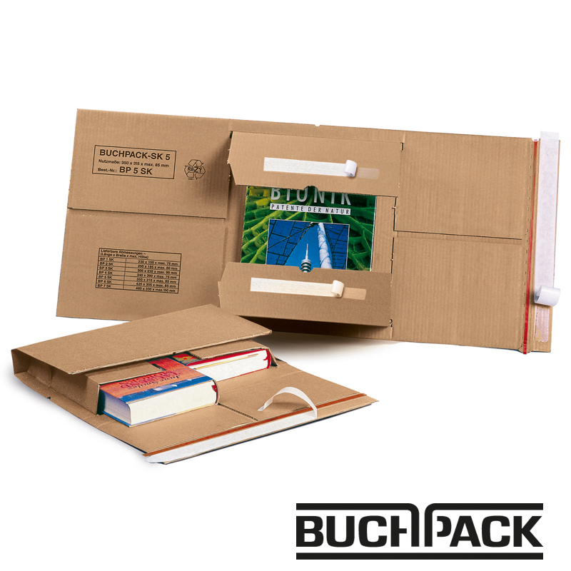 Buchpack  340 mm x 260 mm (L x B)
