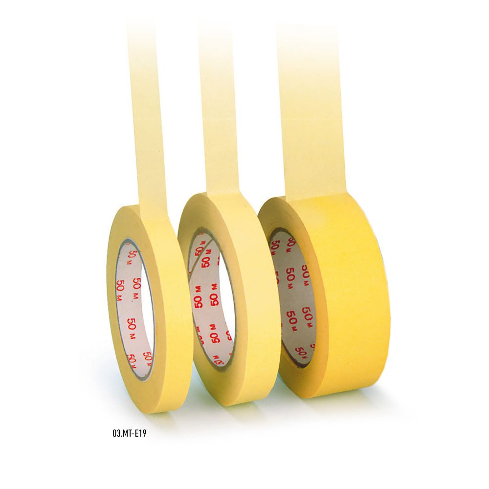 Flachkrepp-Selbstklebeband 19 mm x 50 Meter (B x L)