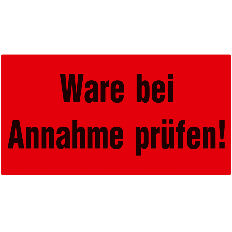 Warnetikett 