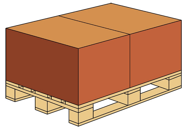 Faltkarton 785 mm x 585 mm x 800 mm (L x B x H)