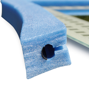 U-Profil 33 mm x 15 mm x 6 mm x 40 mm (A x B x C x D)