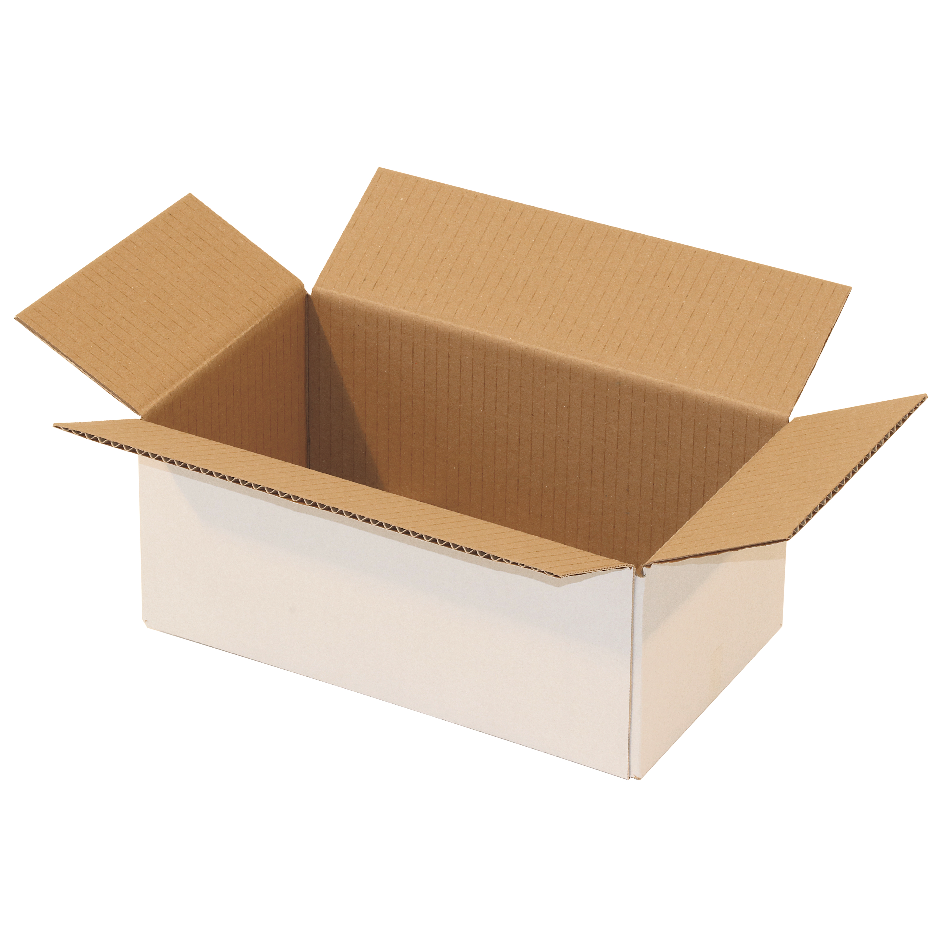 Weißer Faltkarton 315 mm x 180 mm x 130 mm (L x B x H)