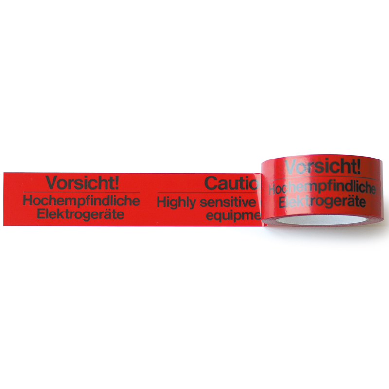 PP-Klebeband "Vorsicht Hochempfindliche Elektrogeräte" 50 mm x 66 Meter (B x L)